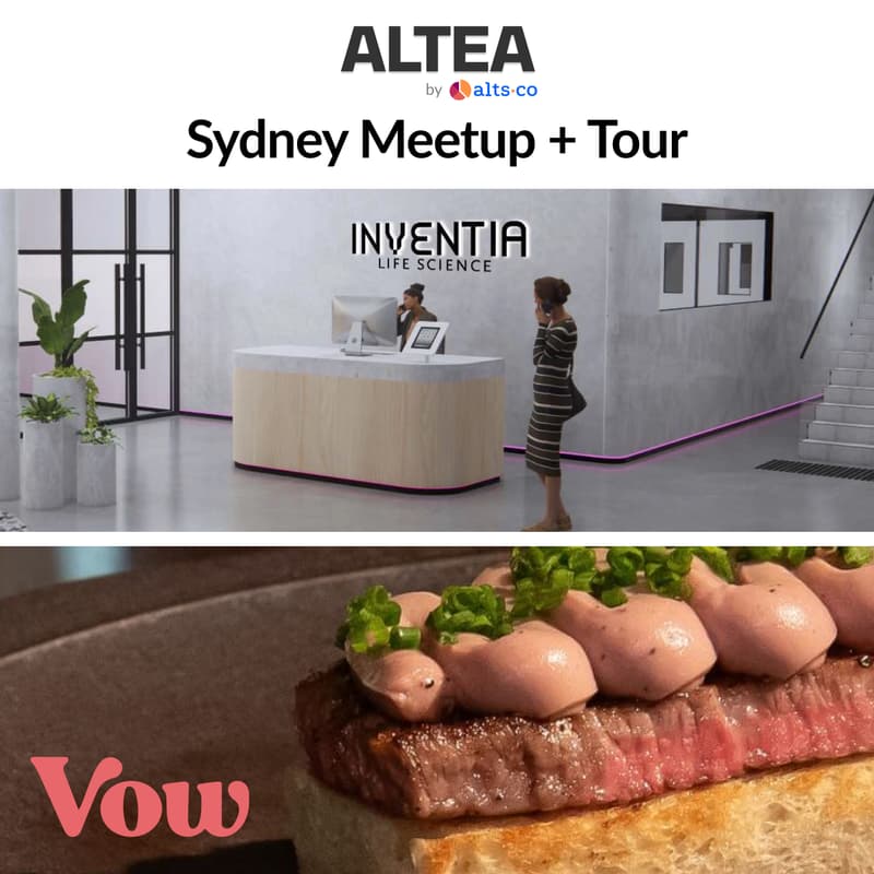 Cover Image for Sydney Altea Meetup: Tour of Vow Foods + Inventia Life Science