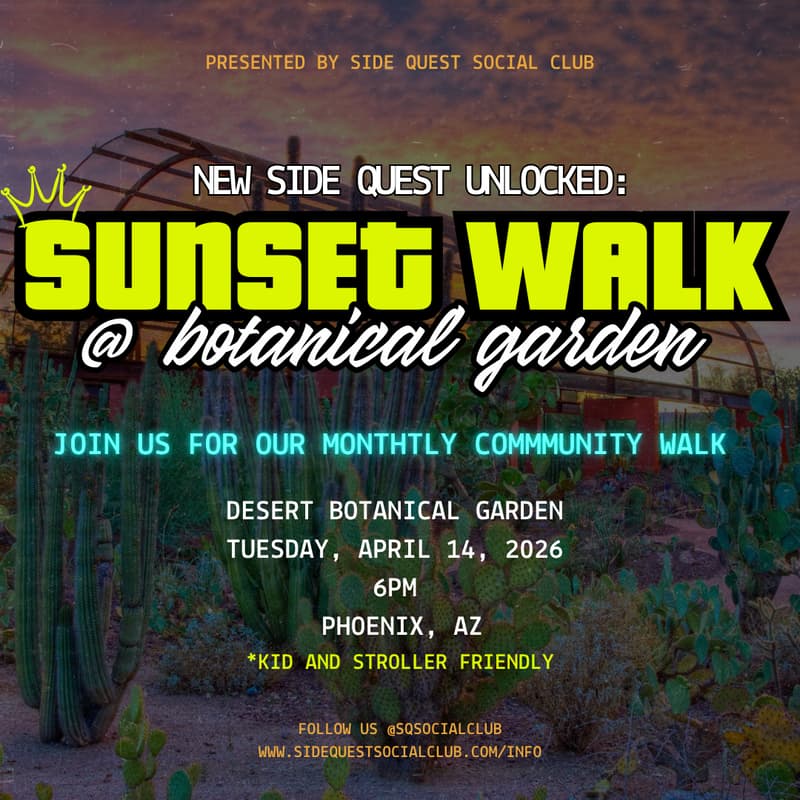 Cover Image for Sunset Walk @ Desert Botanical Garden