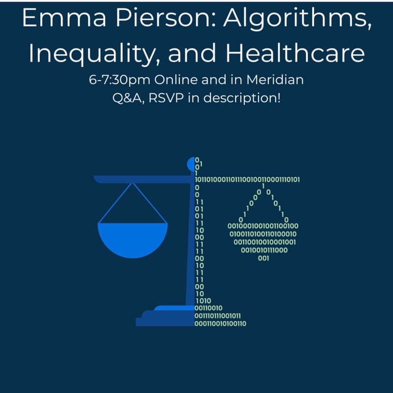 Cover Image for Emma Pierson: Algorithms, Inequality, and Healthcare