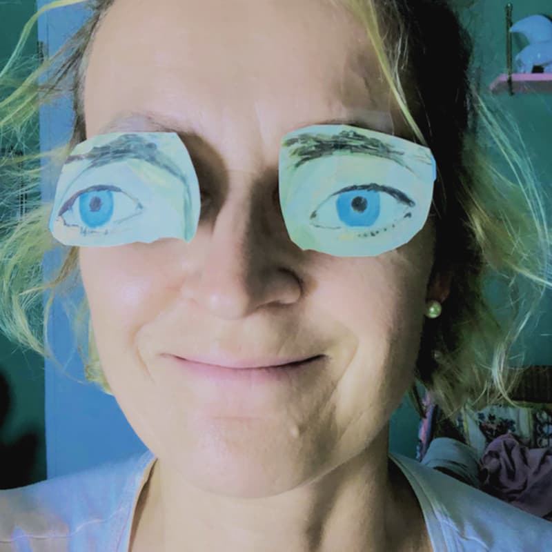 Cover Image for Collaged self portraits