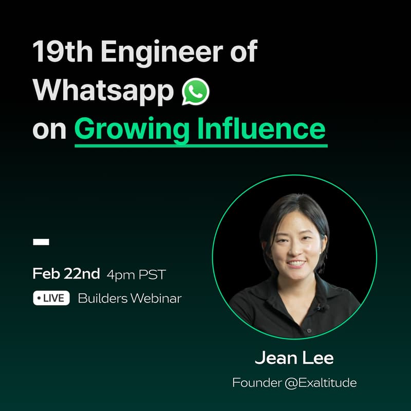 Cover Image for EO Builders Webinar | Grow Your Influence with Jean Lee