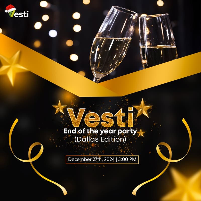 Cover Image for Vesti(Dallas) End Of The Year Party