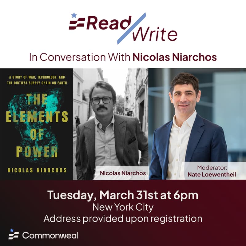 Cover Image for The Elements of Power: In Conversation with Nicolas Niarchos