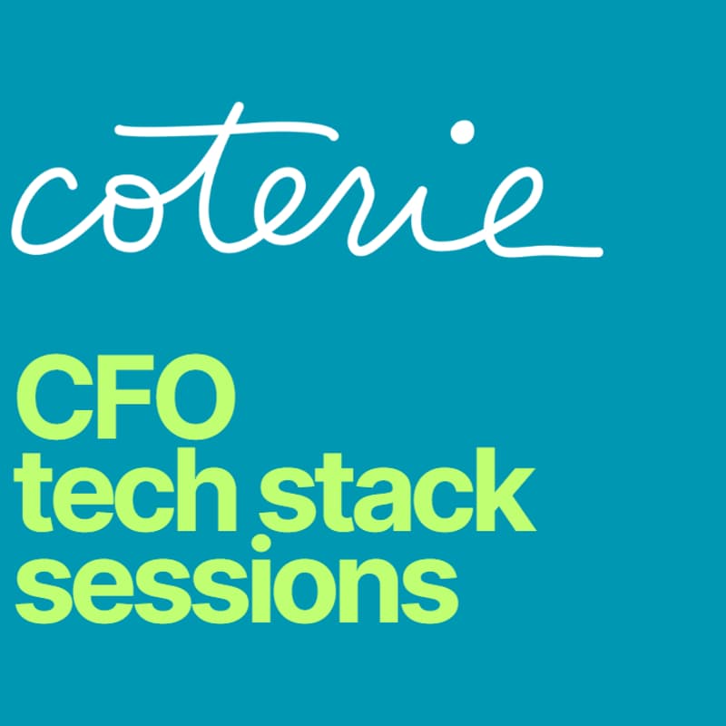 Cover Image for Coterie CFO Tech Stack Sessions | Preparing for Annual Planning