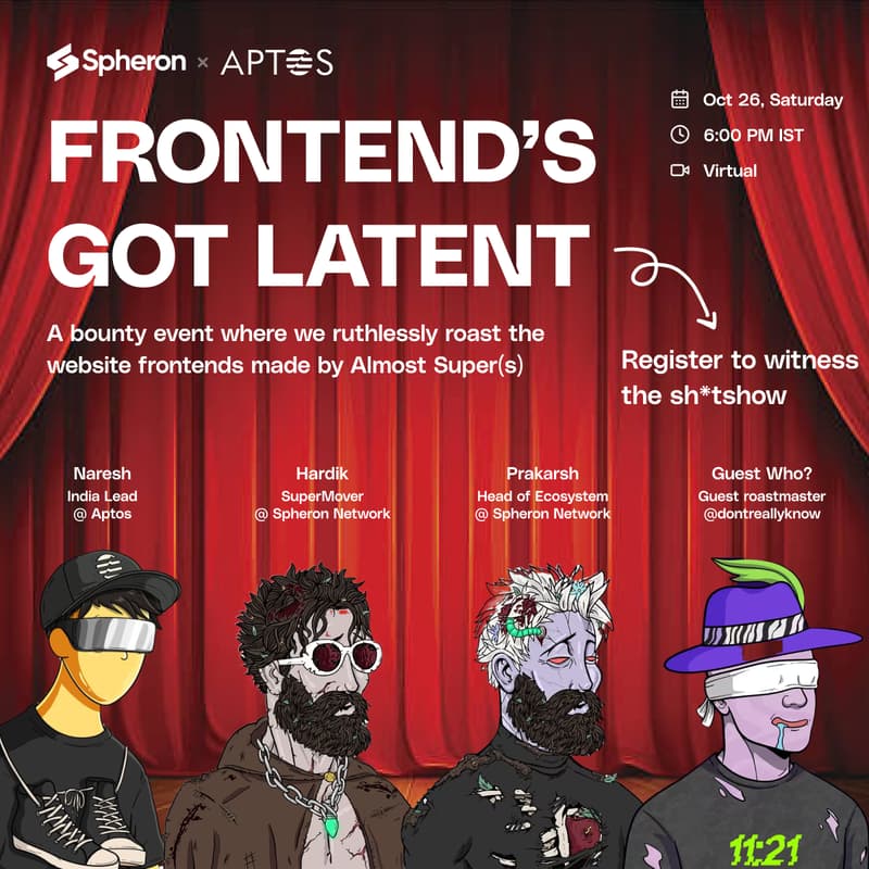 Cover Image for frontends got latent ft. Team Aptos