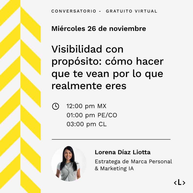 Cover Image for Visibilidad con propósito: cómo hacer que te vean por lo que realmente eres