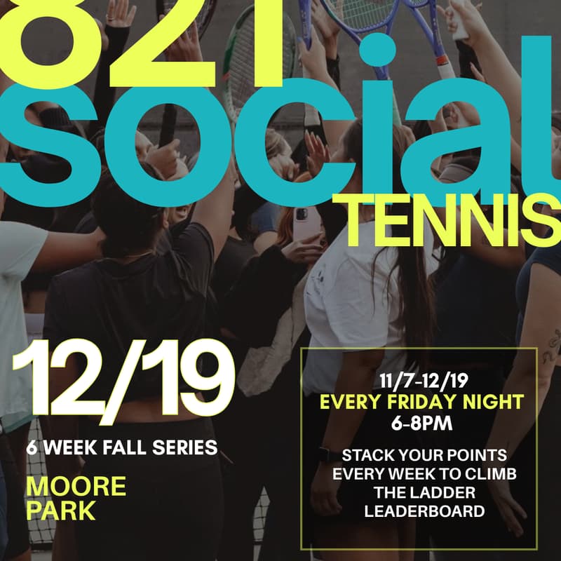 Cover Image for 821 Tennis Social: Week 6