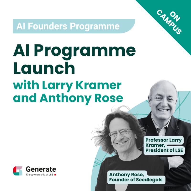 Cover Image for LSE Generate AI Founders Vertical Launch Evening