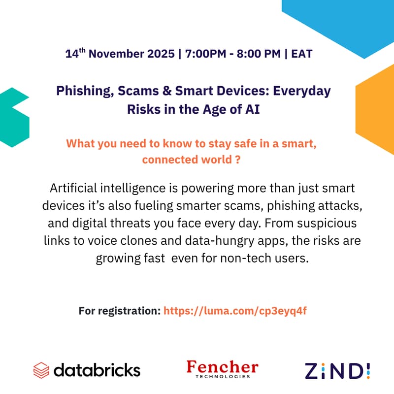 Cover Image for PHISHING, SCAMS, & SMART DEVICES: Everyday Risks in the Age of AI.