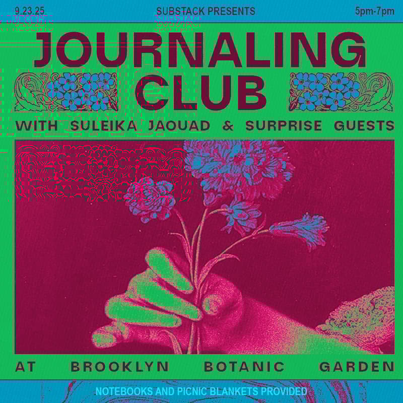Cover Image for Journaling Club with Suleika Jaouad