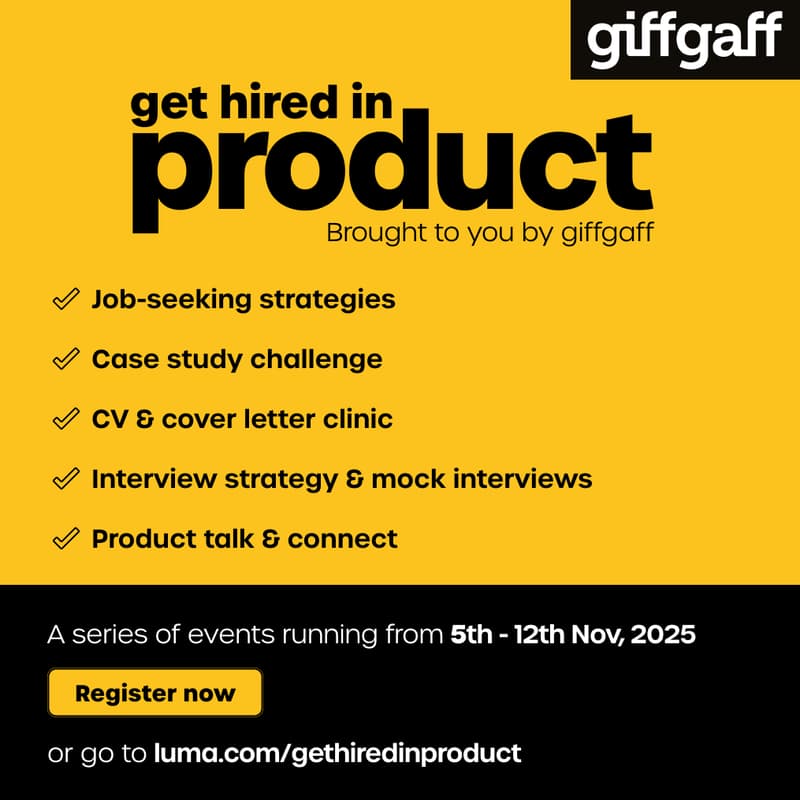 Cover Image for Get Hired In Product - Product Talk & Connect