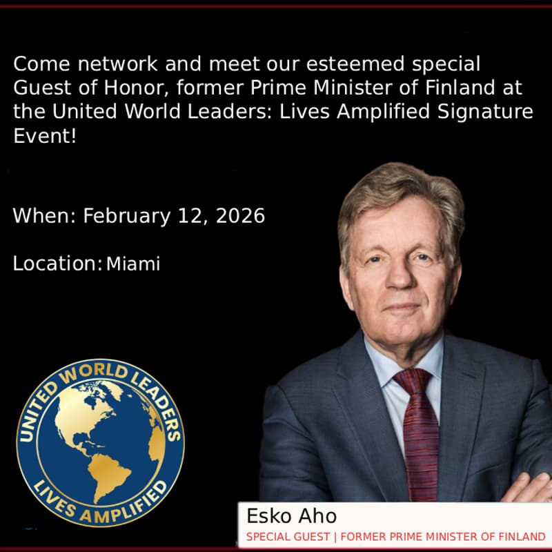 Cover Image for Come Meet The Prime Minister And Network With Global Dignitaries, Investors, Corporate Executives & Others