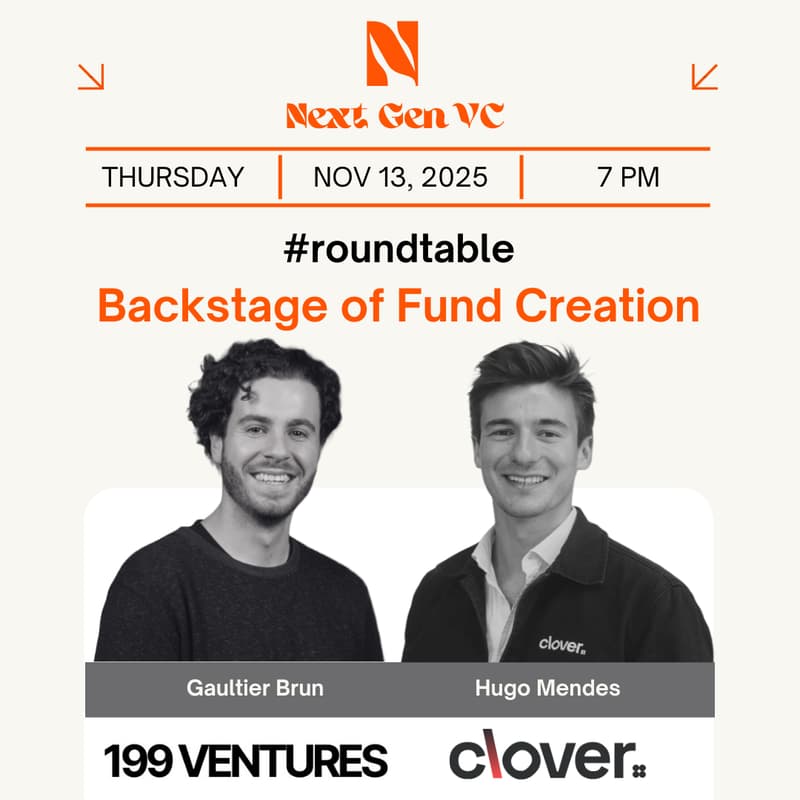 Cover Image for Next gen VC Roundtable: Backstage of Fund Creation