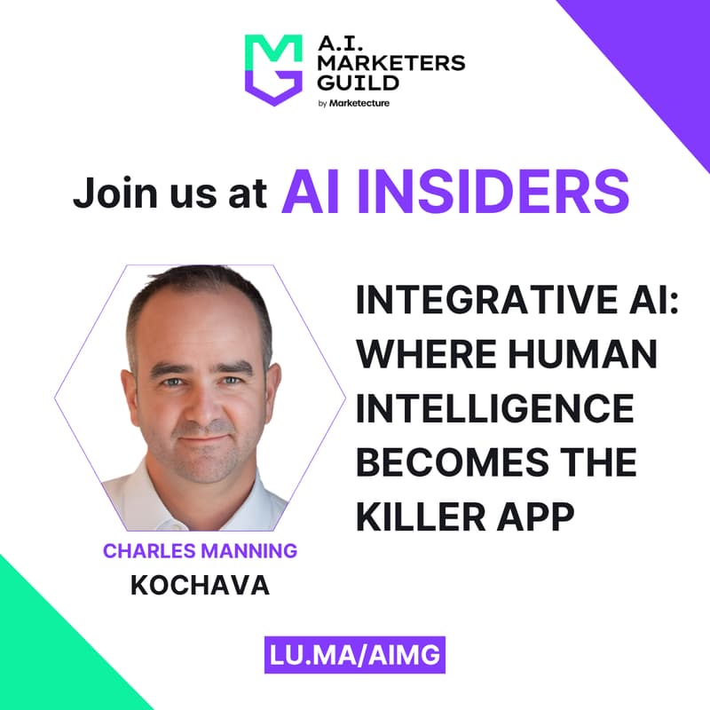 Cover Image for AI Insiders with Charles Manning on Integrative AI: Where Human Intelligence Becomes the Killer App