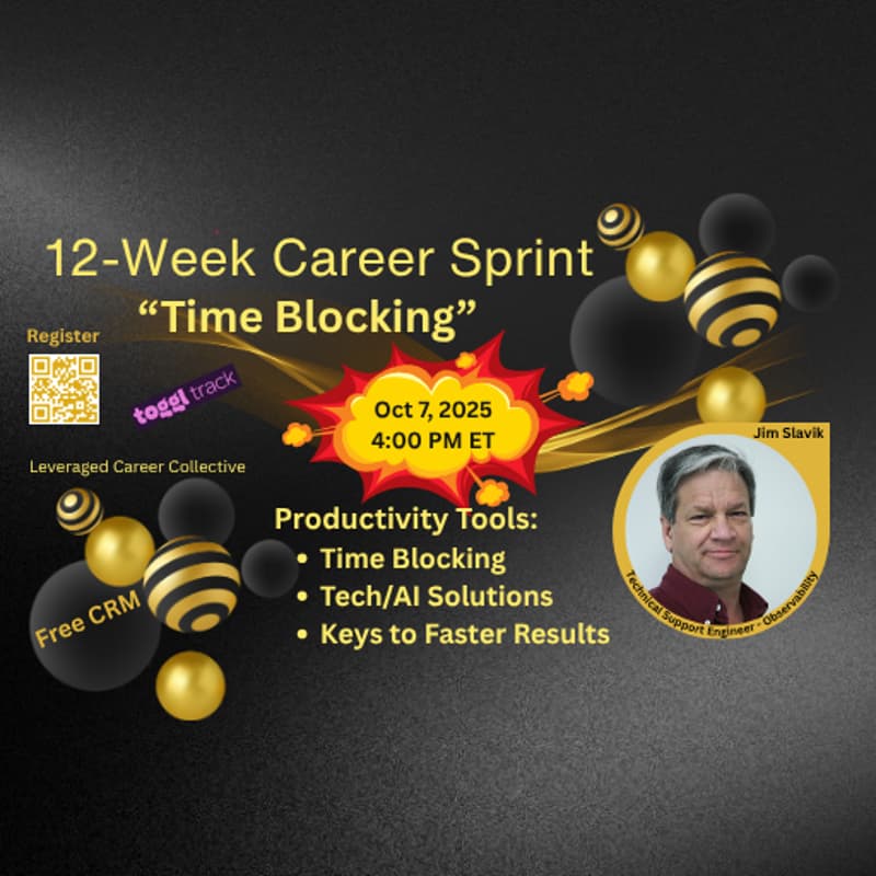 Cover Image for Time Blocking: 12-Week Career Sprint