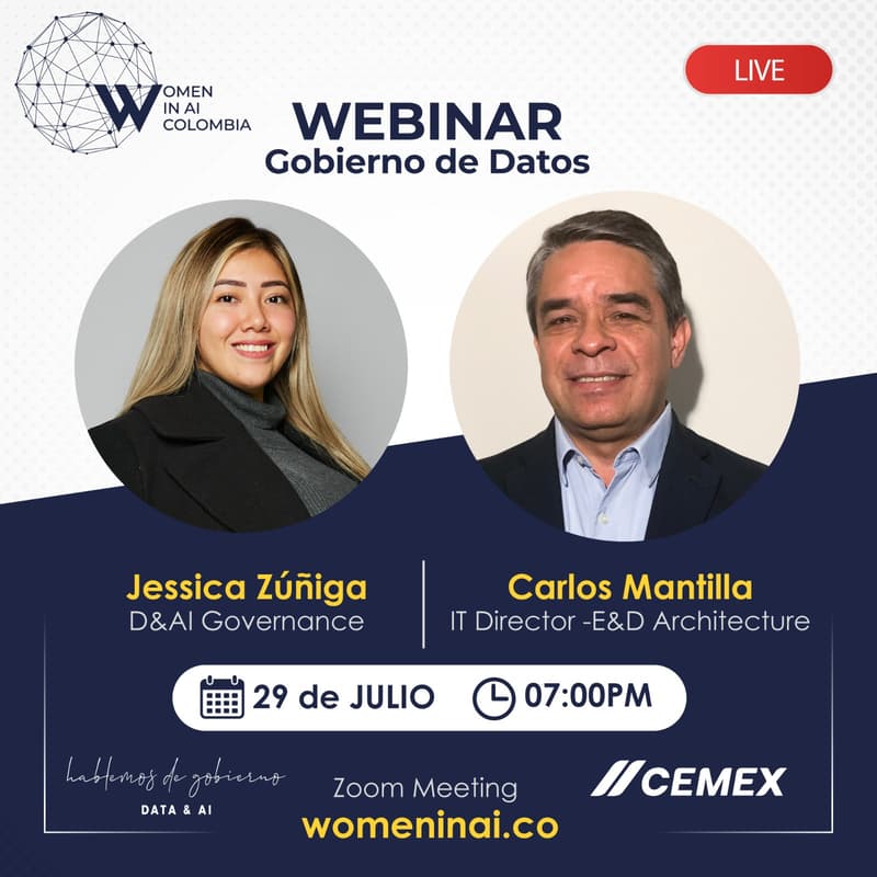 Cover Image for Webinar Gobierno de Datos Women in AI Colombia