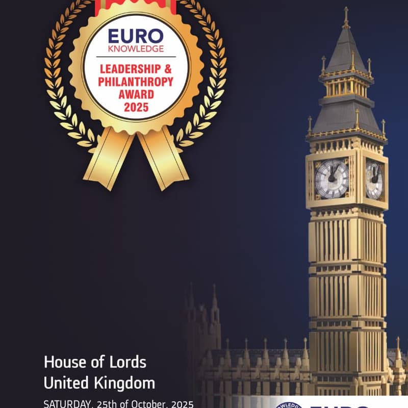 Cover Image for The Euroknowledge Leadership Award, House of Lords, London, 25 October 2025 - Nomination Form