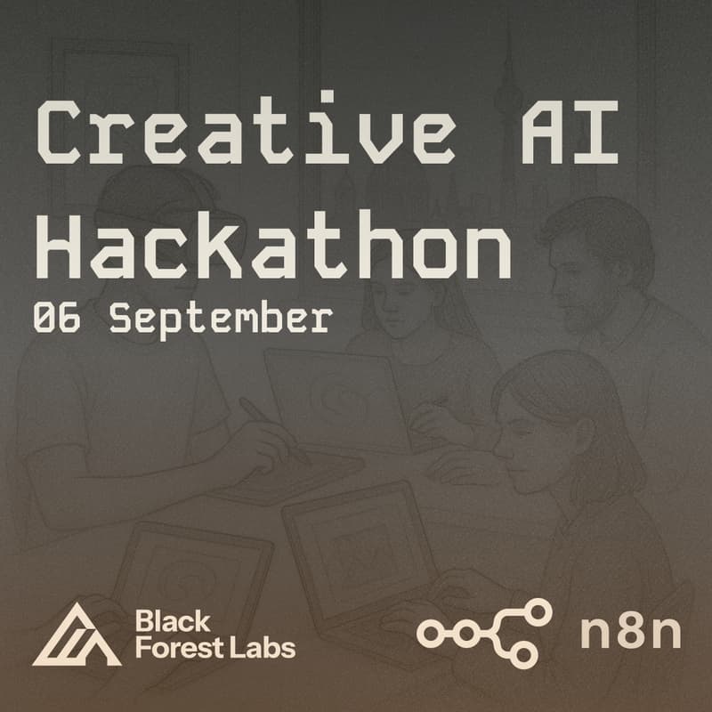 Cover Image for n8n X Black Forest Labs | Creative AI Hackathon