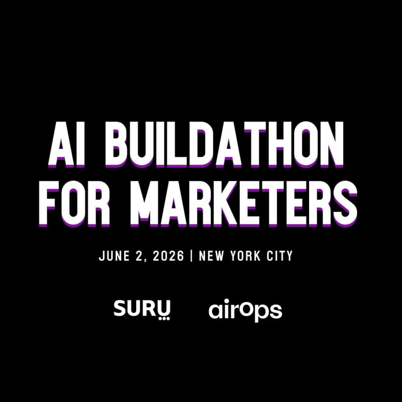 Cover Image for Suru x AirOps AI Buildathon for Marketers