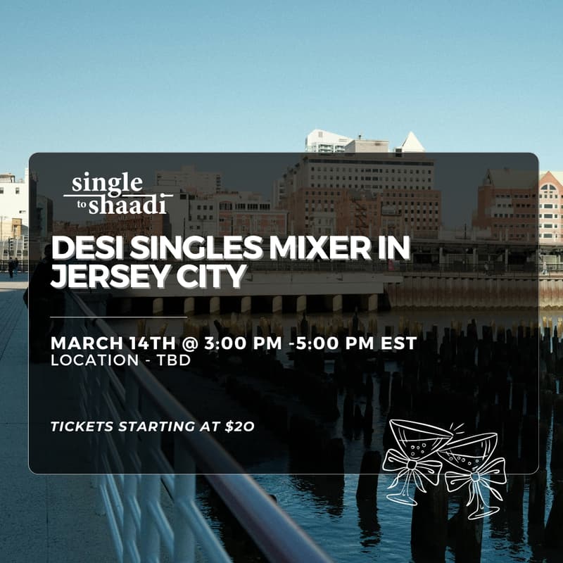 Cover Image for Desi Singles Mixer in Jersey City