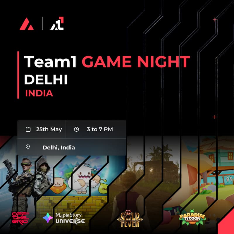 Cover Image for Team1 Game Night: Delhi