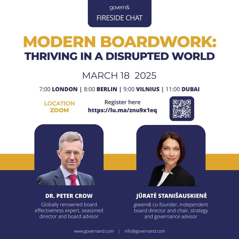 Cover Image for MODERN BOARDWORK: THRIVING IN A DISRUPTED WORLD