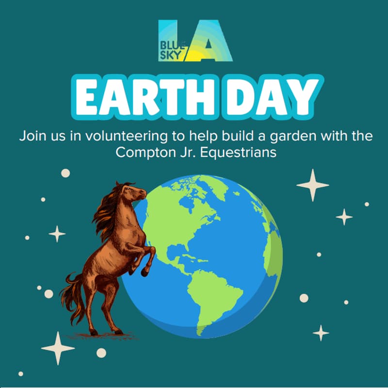 Cover Image for Earth Day Celebration and Garden Revitalization with Compton Jr Equestrians 🌱🐴and Breathe Southern California