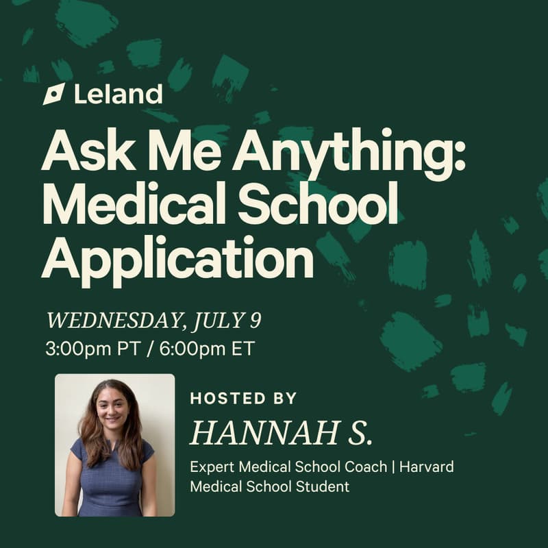 Cover Image for Ask Me Anything: Medical School Applications