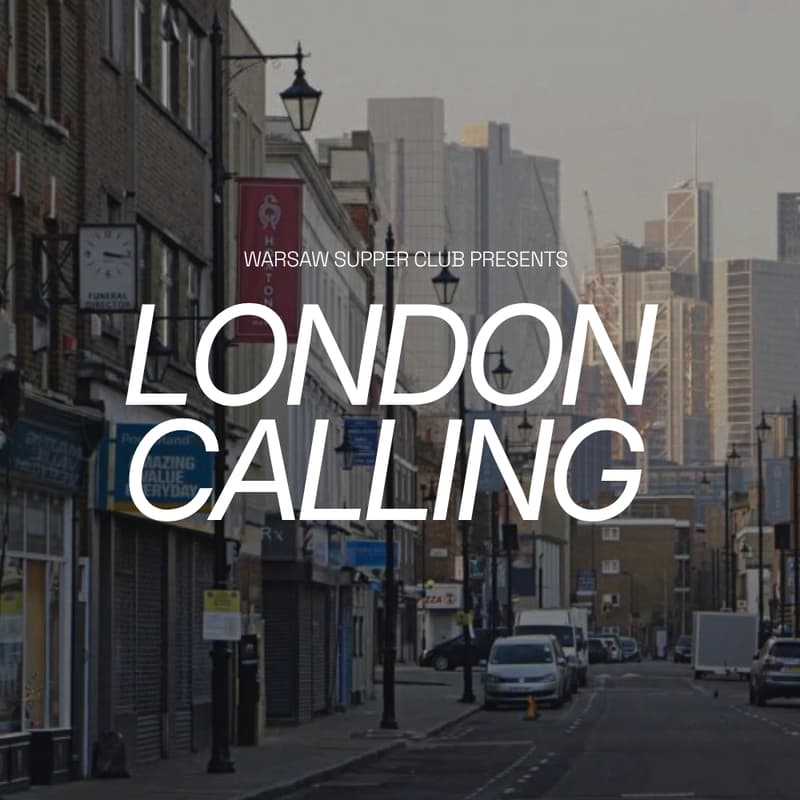 Cover Image for Warsaw Supper Club: London Calling - Five Courses & Wine