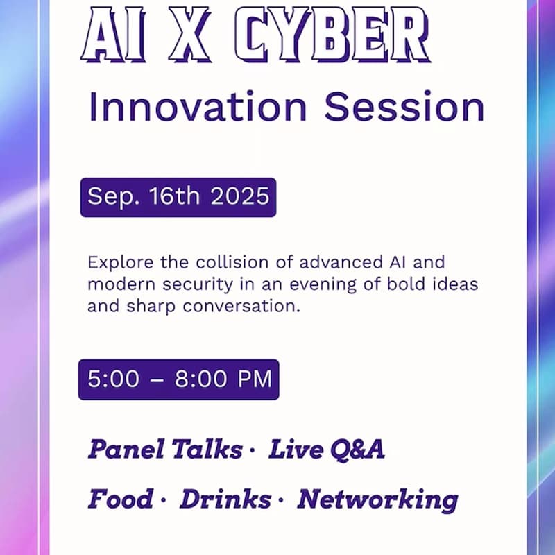 Cover Image for AI x Cyber Innovation Session