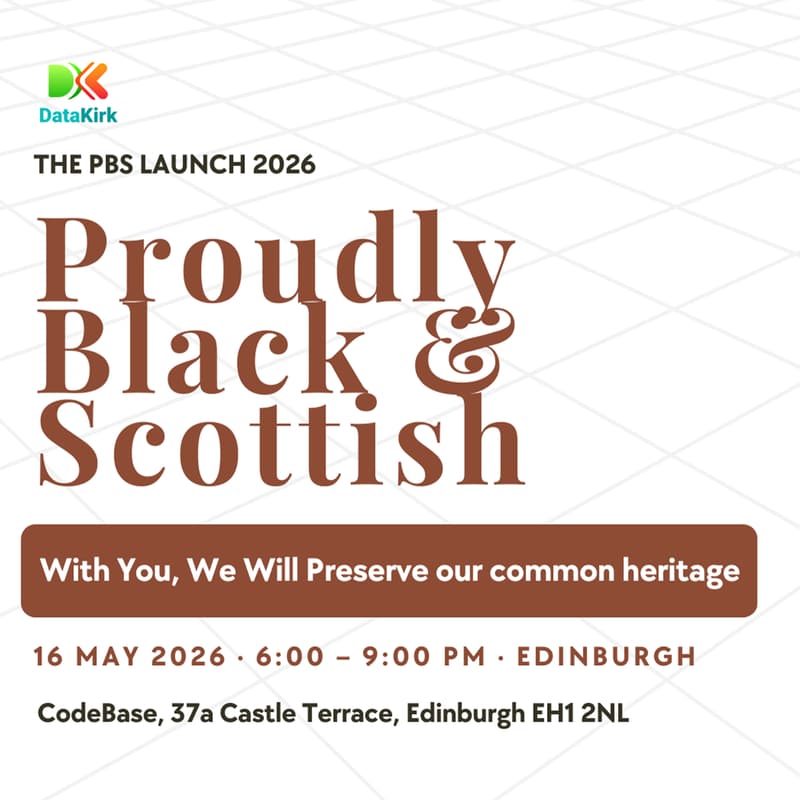 Cover Image for Proudly Black and Scottish Launch Event