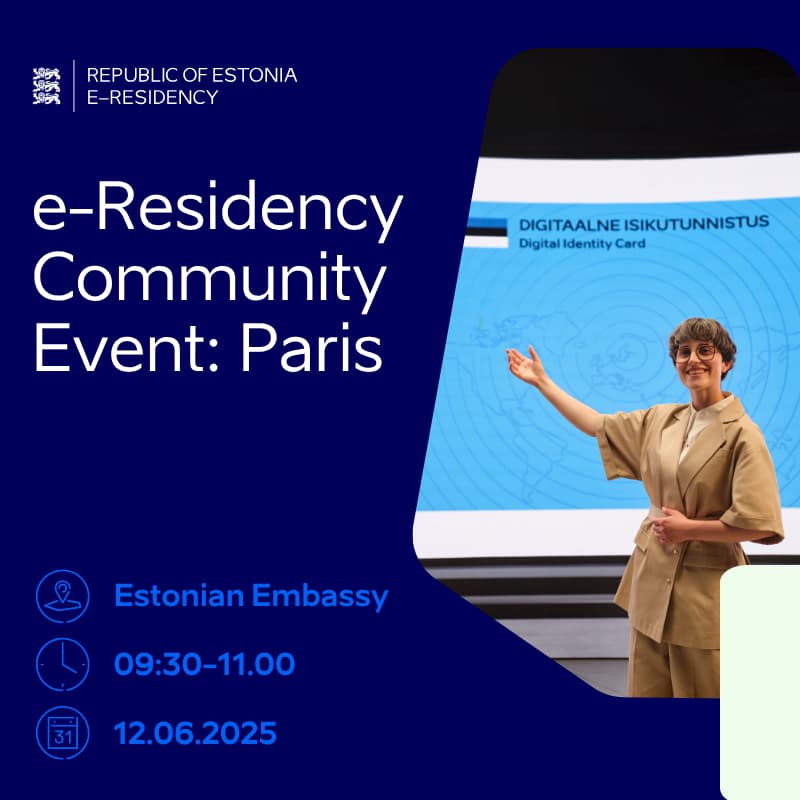 Cover Image for E-Residency Community Event in Paris