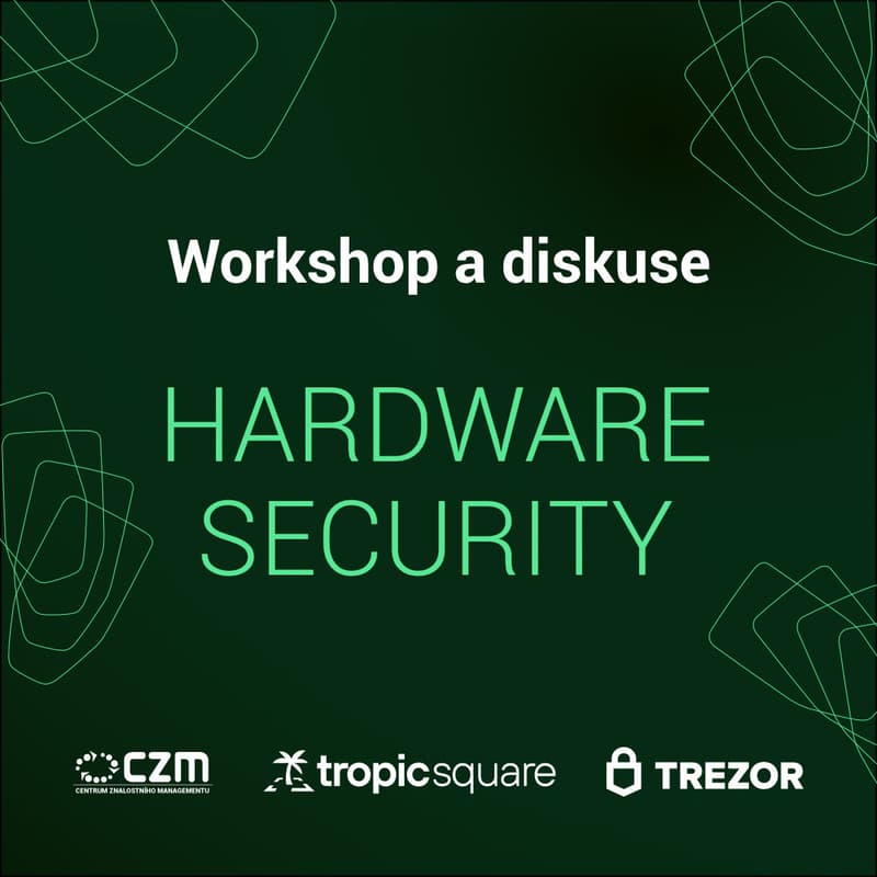 Cover Image for Hardware security - workshop s firmou Trezor a Tropic Square