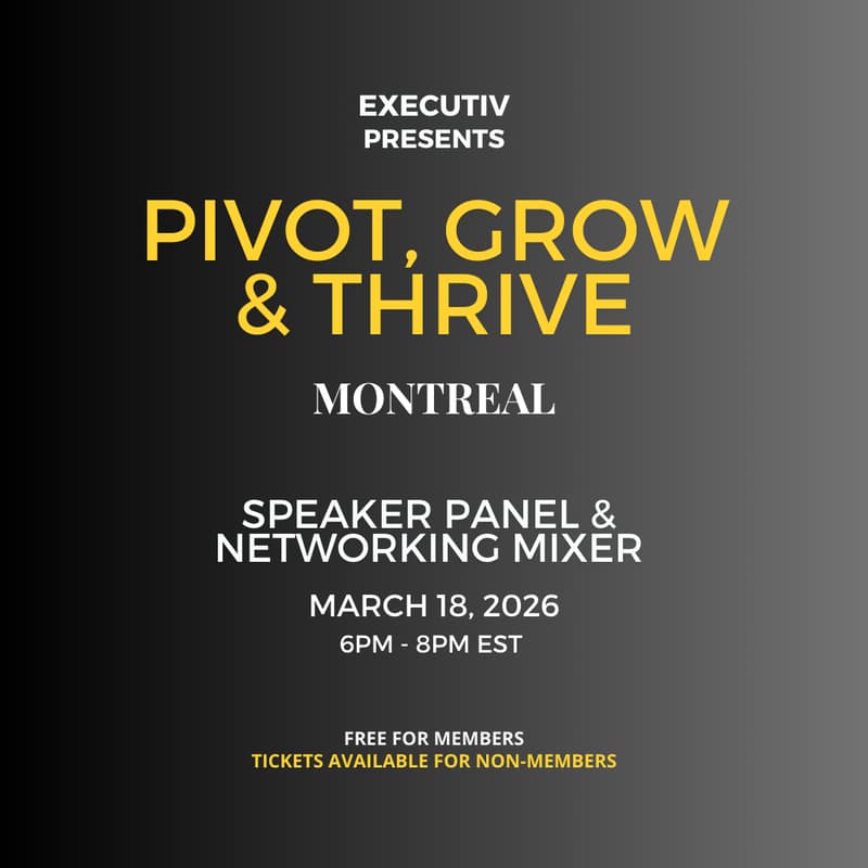 Cover Image for Pivot, Grow & Thrive Montreal