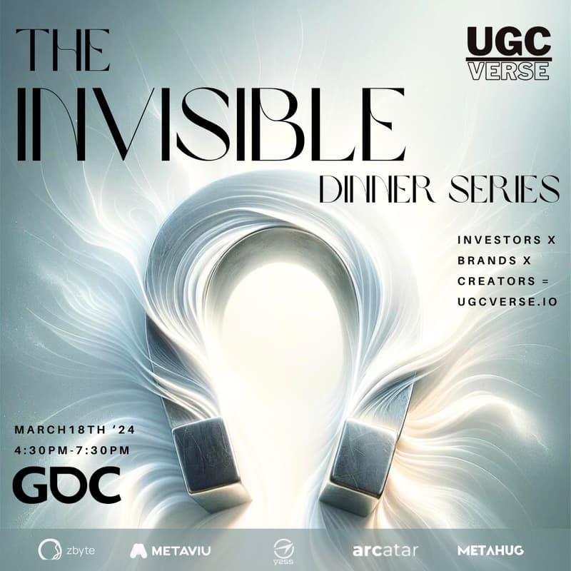 Cover Image for Invisible Dinner Series -UGC Event- Investors x Brands x Creators