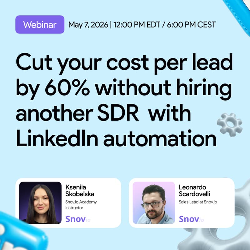 Cover Image for Cut Your Cost per Lead by 60% Without Hiring Another SDR with LinkedIn Automation