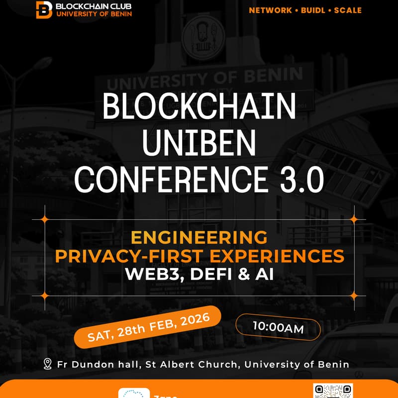 Cover Image for BLOCKCHAIN UNIBEN CONFERENCE 3.0