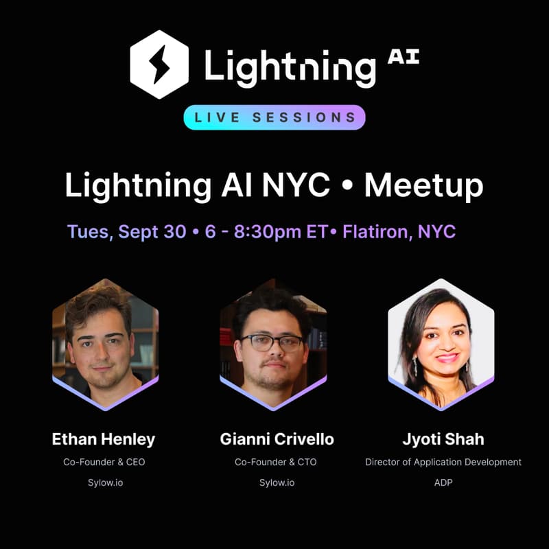 Cover Image for ⚡ Lightning AI Meetup