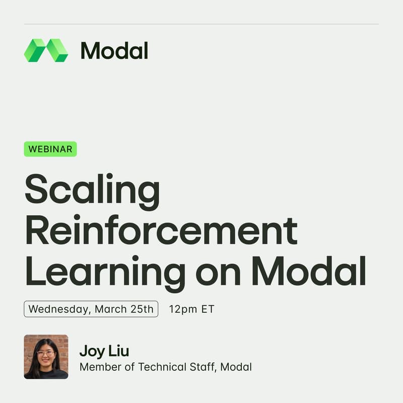 Cover Image for Scaling Reinforcement Learning on Modal