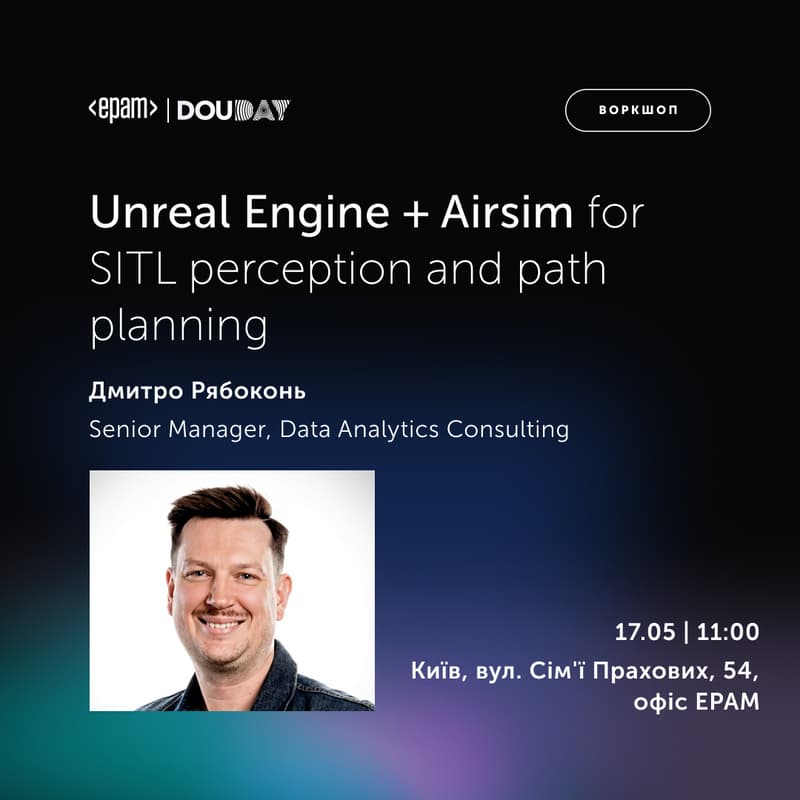 Cover Image for WORKSHOP: Unreal Engine + Airsim for SITL perception and path planning