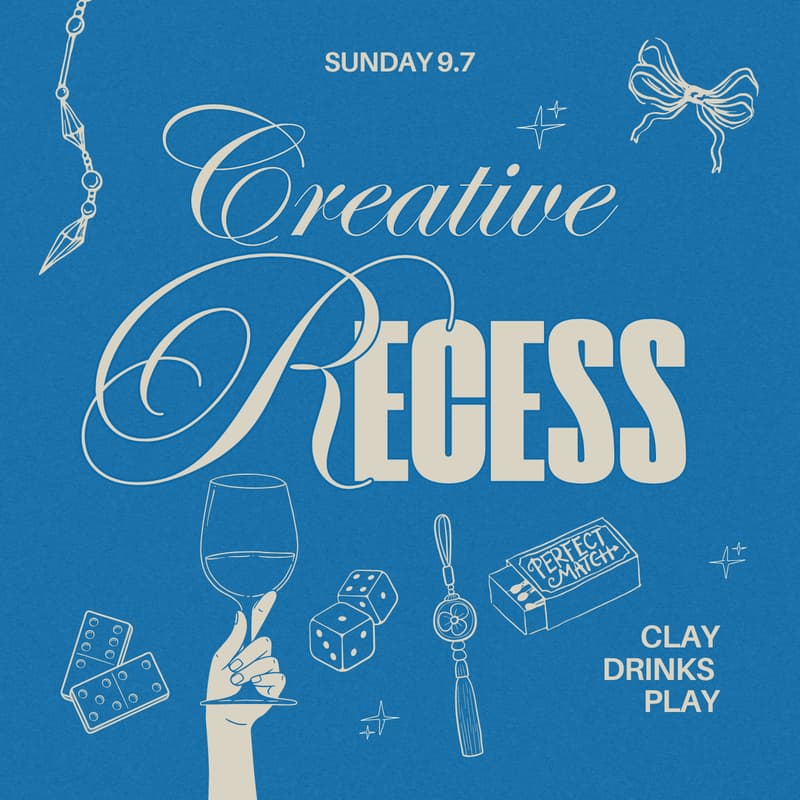 Cover Image for Creative Recess: Clay, Drinks & Play