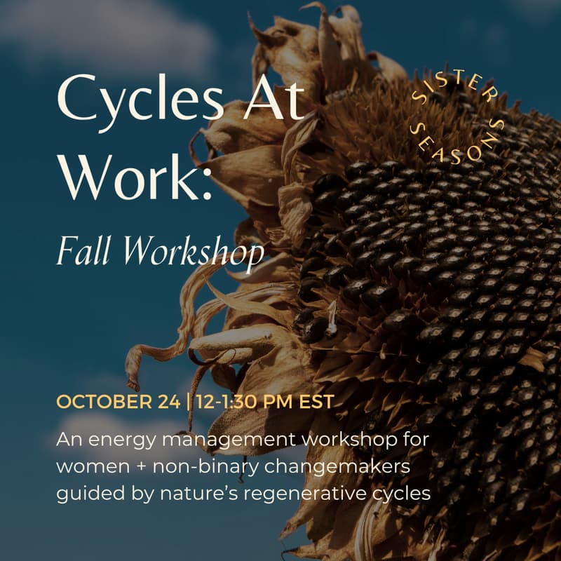 Cover Image for Cycles At Work: Fall Workshop