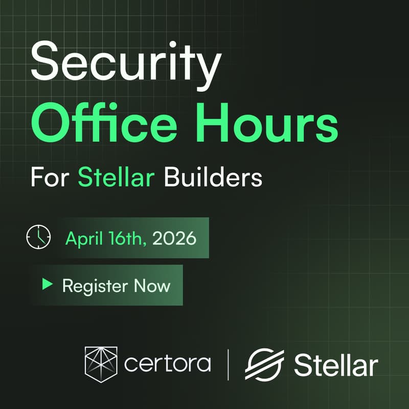 Cover Image for Security Office Hours for Stellar Builders