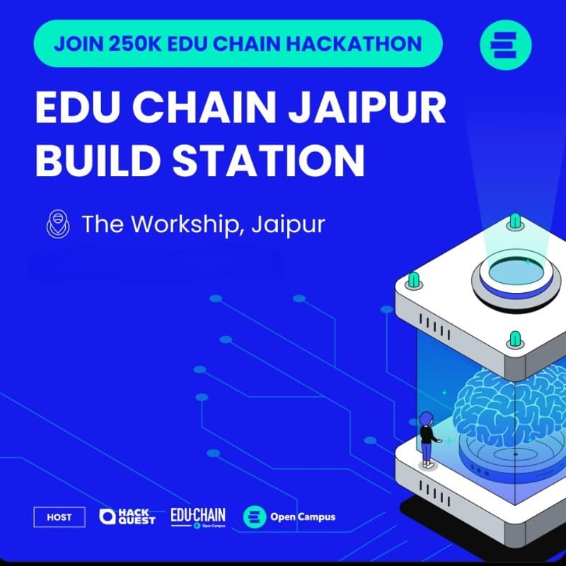 Cover Image for EDU Chain Hackathon Build Station - Jaipur, India