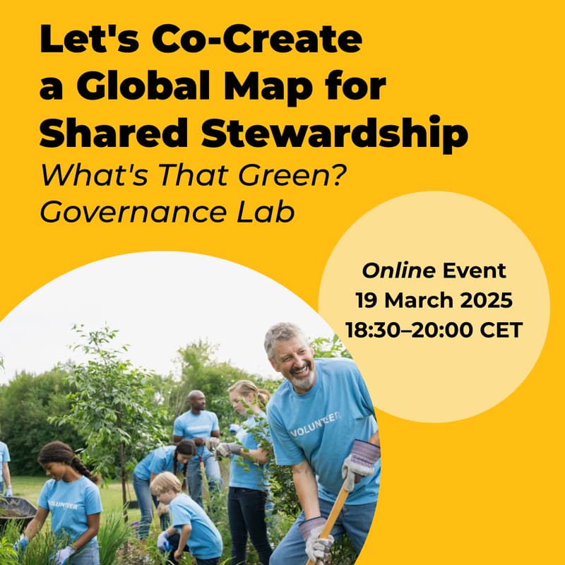 Cover Image for Let's Co-Create a Global Map for Shared Stewardship
