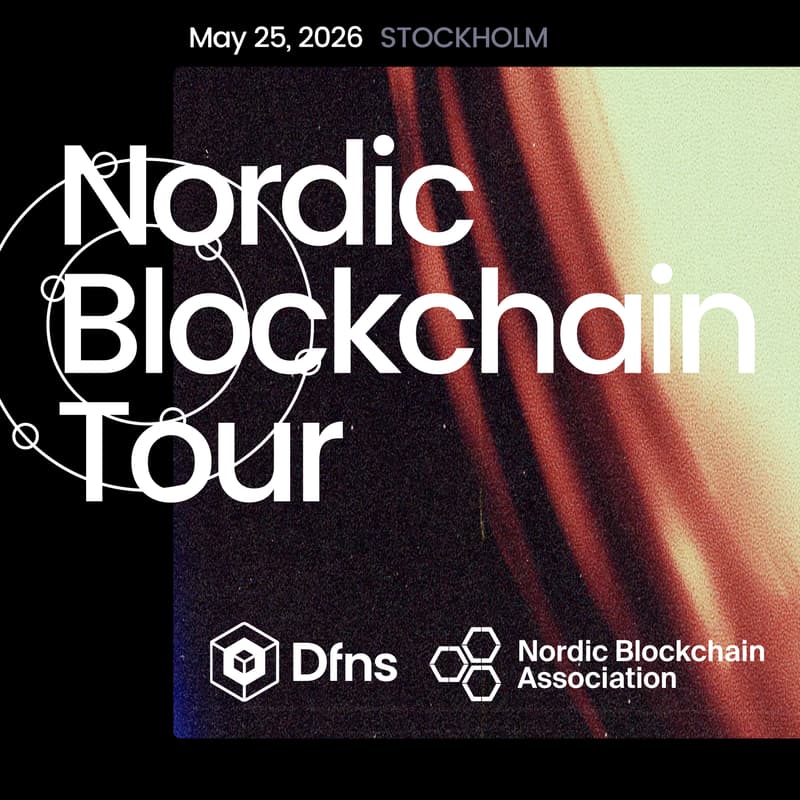 Cover Image for Nordic Blockchain Tour by Dfns & NBA [Stockholm Edition]