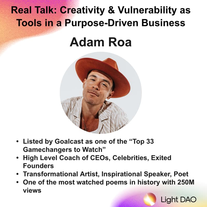 Cover Image for Light Dao Salon: Creativity & Vulnerability as Tools in a Purpose-Driven Business (Lisbon)