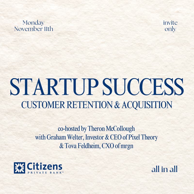Cover Image for Startup Success: Customer Retention & Acquisition