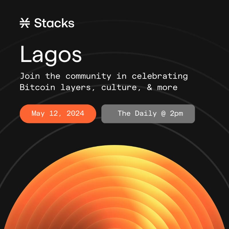 Cover Image for Building on Bitcoin: Lagos Nakamoto Meetup