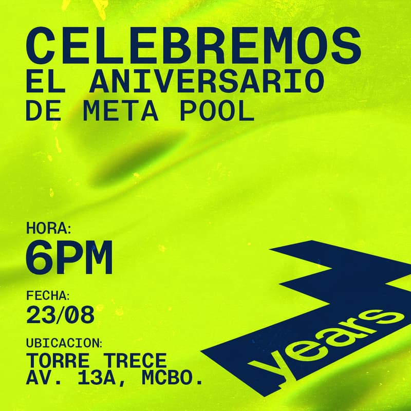Cover Image for MeetUp Aniversario Meta Pool